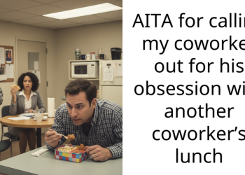 AITA for calling my coworker out for his obsession with another coworker’s lunch