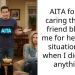 AITA for not caring that my friend blames me for her failed situationship when I didn’t do anything?