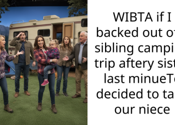 WIBTA if I backed out of a sibling camping trip aftery sister last minueTe decided to take our niece