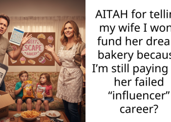 AITAH for telling my wife I won’t fund her dream bakery because I’m still paying off her failed “influencer” career?