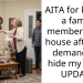AITA for kicking a family member of my house after she demanded I hide my baby? UPDATE
