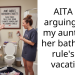 AITA for arguing with my aunt over her bathroom rule’s for vacation?