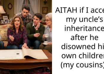 AITAH if I accept my uncle’s inheritance after he disowned his own children (my cousins)?