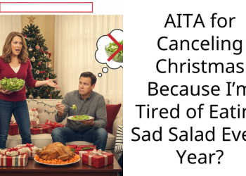 AITA for Canceling Christmas Because I’m Tired of Eating Sad Salad Every Year?