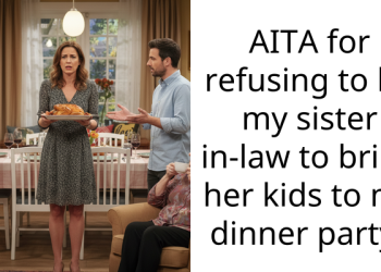 AITA for refusing to let my sister in-law to bring her kids to my dinner party?