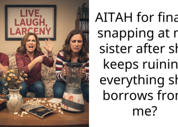 AITAH for finally snapping at my sister after she keeps ruining everything she borrows from me?