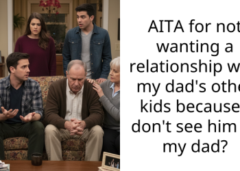 AITA for not wanting a relationship with my dad’s other kids because I don’t see him as my dad?