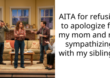AITA for refusing to apologize for my mom and not sympathizing with my siblings?