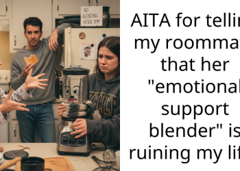 AITA for telling my roommate that her “emotional support blender” is ruining my life?