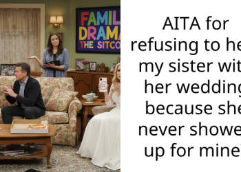 AITA for refusing to help my sister with her wedding because she never showed up for mine?