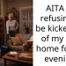 AITA for refusing to be kicked out of my own home for the evening?