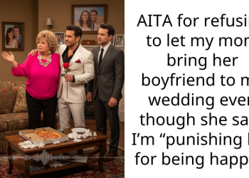 AITA for refusing to let my mom bring her boyfriend to my wedding even though she says I’m “punishing her for being happy”?