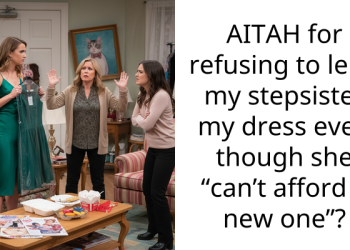 AITAH for refusing to lend my stepsister my dress even though she “can’t afford a new one”?