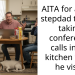 AITA for asking stepdad to stop taking conference calls in my kitchen when he visits