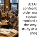 AITA for confronting an older man who repeatedly mocked me for the way that I study at a coffee shop?