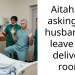 Aitah for asking my husband to leave the delivery room