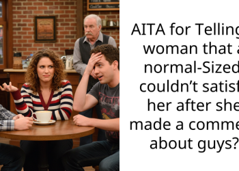 AITA for Telling a woman that a normal-Sized couldn’t satisfy her after she made a comment about guys?