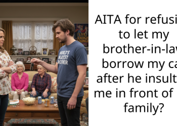 AITA for refusing to let my brother-in-law borrow my car after he insulted me in front of my family?