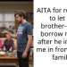 AITA for refusing to let my brother-in-law borrow my car after he insulted me in front of my family?