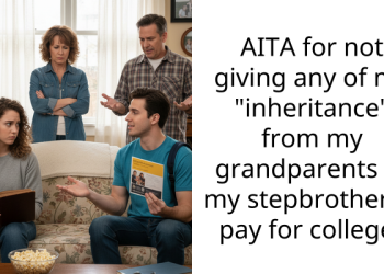AITA for not giving any of my “inheritance” from my grandparents to my stepbrother to pay for college?