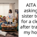 AITA for asking my sister to pay for a cleaner after trashing my home?
