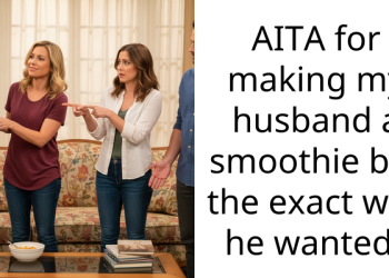 AITA for making my husband a smoothie but the exact way he wanted?