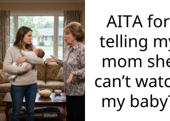 AITA for telling my mom she can’t watch my baby?