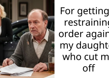 For getting a restraining order against my daughter who cut me off