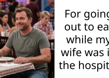 For going out to eat while my wife was in the hospital