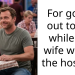 For going out to eat while my wife was in the hospital