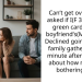Can’t get over being asked if I(F 36) have a green card by my boyfriend’s(M 36) dad. Declined going to their family gathering last minute after thinking about how much it’s bothering me.