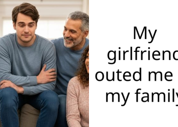 My girlfriend outed me to my family