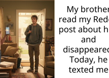 My brother read my Reddit post about him and disappeared. Today, he texted me
