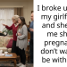 I broke up with my girlfriend and she told me she is pregnant. I don’t want to be with her.