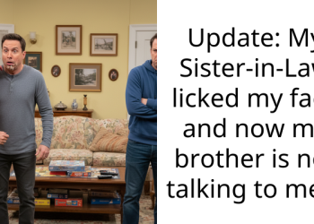 Update: My Sister-in-Law licked my face and now my brother is not talking to me.