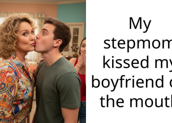 My stepmom kissed my boyfriend on the mouth