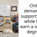 Child demands i support them while they earn a second degree.