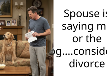 Spouse is saying me or the dog….considering divorce