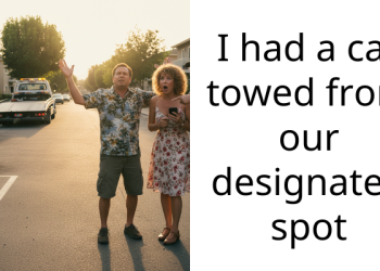 I had a car towed from our designated spot
