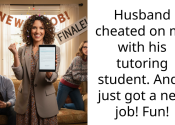 Husband cheated on me with his tutoring student. And I just got a new job! Fun!