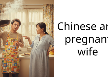 Chinese and pregnant wife