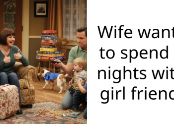 Wife wants to spend 3 nights with girl friend