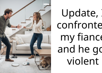 Update, I confronted my fiancé and he got violent