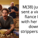 M(38) just got sent a video by fiance F(34) with her hands down a strippers pants.