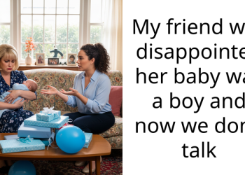 My friend was disappointed her baby was a boy and now we don’t talk