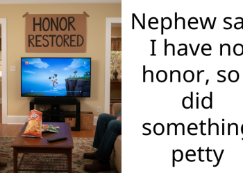 Nephew said I have no honor, so I did something petty