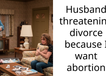 Husband threatening divorce because I want abortion