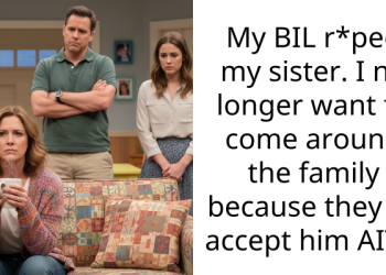 My BIL r*ped my sister. I no longer want to come around the family because they all accept him AITI?