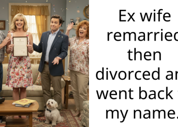 Ex wife remarried then divorced and went back to my name.