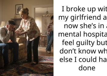 I broke up with my girlfriend and now she’s in a mental hospital. I feel guilty but I don’t know what else I could have done